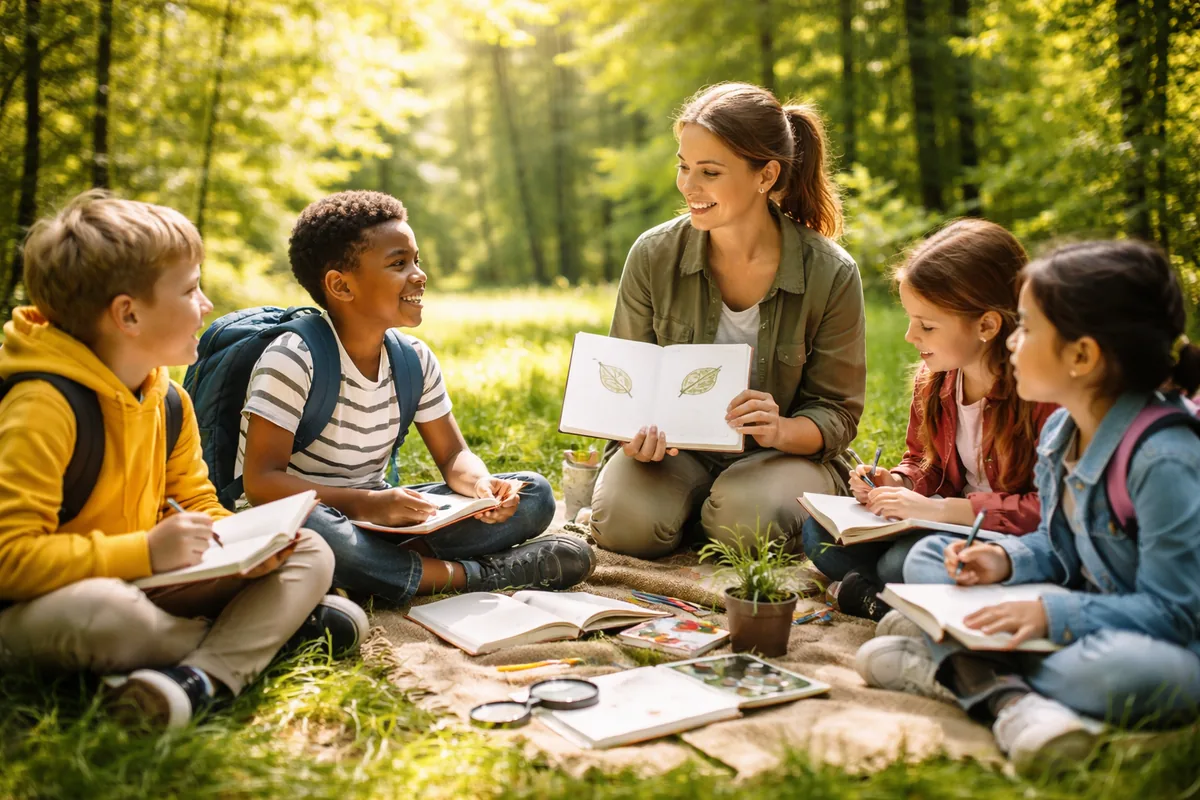 Les bienfaits insoupçonnés de l'apprentissage en plein air