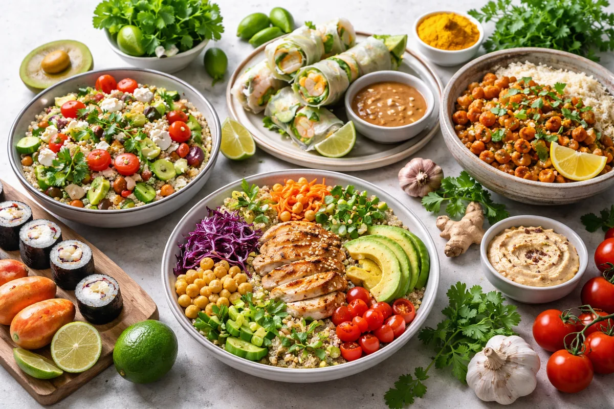 Quelles recettes du monde sont idéales pour une alimentation saine ?
