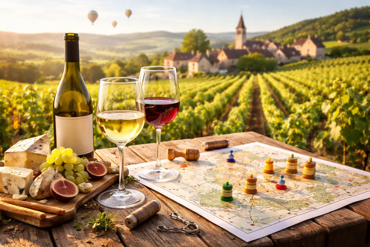 Parcours ludique autour des vins de bourgogne