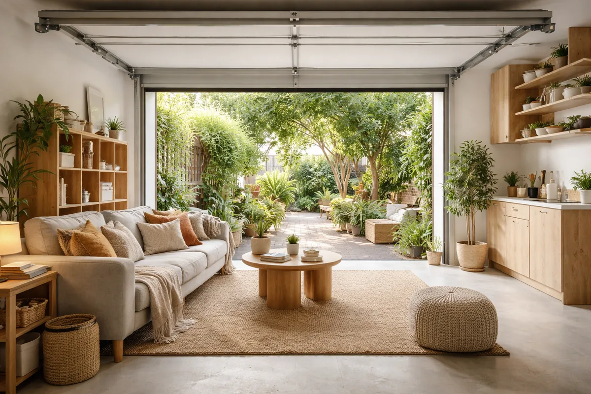 Comment transformer un garage en pièce à vivre sans gros travaux
