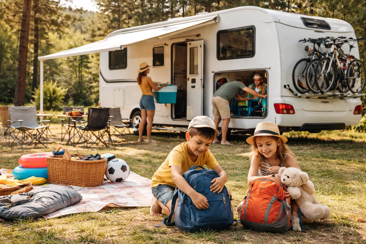 Comment préparer un voyage en camping-car avec des enfants